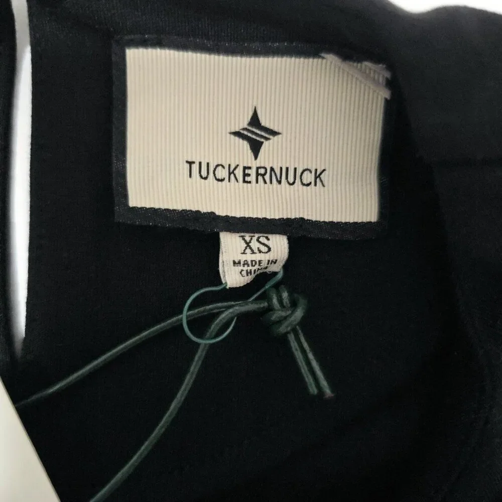 Tuckernuck - Size XS - Mixed‎ Media Gracia Black & Blue Top $128